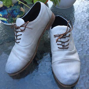 Grey Women's Oxford Style Loafers